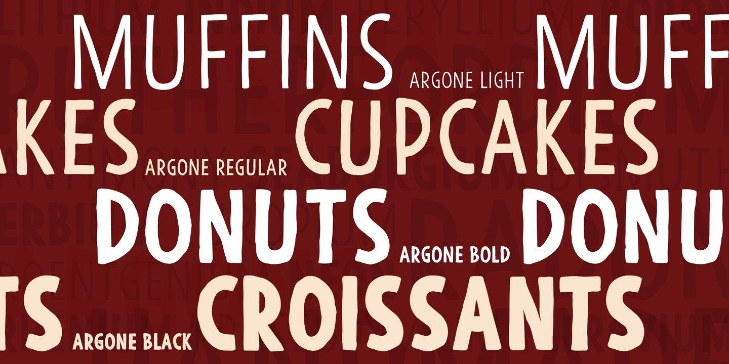 Argone Bold Font preview